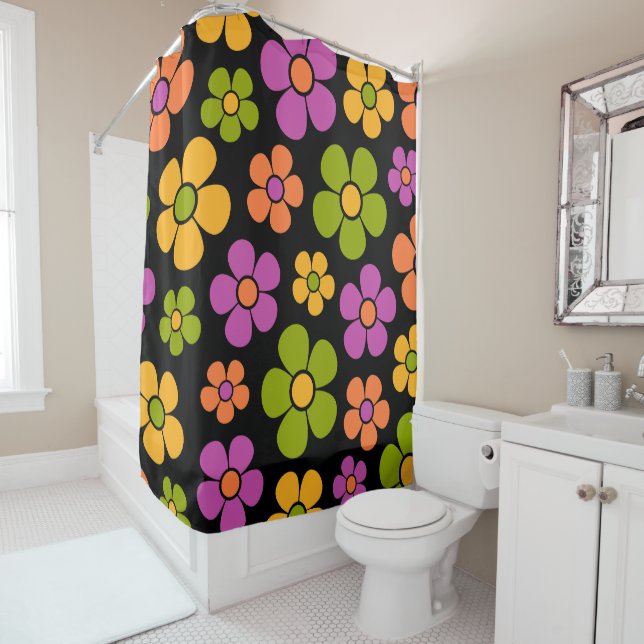 Reto 1960s Style Mid Mod Floral Pattern (In Situ)