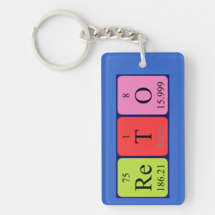 Reto periodic table name keyring