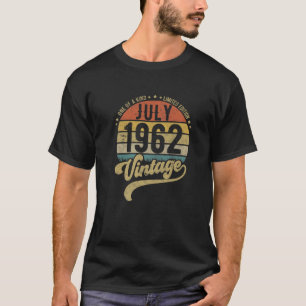 Reto Vintage 59Th Birthday, 59 Years Old Born In J T-Shirt