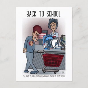 Retour À La Carte Postale De L'École