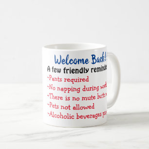 Retour à la tasse de bureau