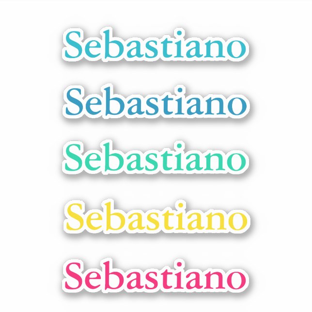 Retour à l'école autocollant étiquette coloré (Devant)