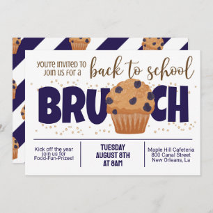 Retour à l'école Brunch Invitation