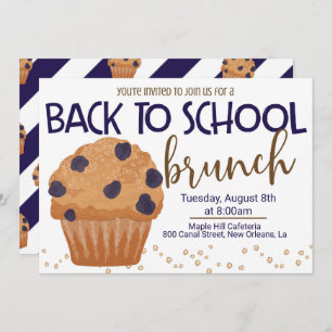Retour à l'école Brunch Invitation