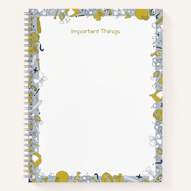 Retour à l'école | Carnet à spirale pour enseignan (Devant)