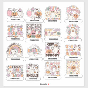 Retour à l'école Stickers Halloween Assortiment