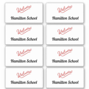 Retour à l'école - Stickers visiteurs