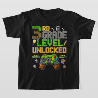 Retour à l'école T-Shirt pour garçon de 3e année G