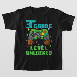Retour à l'école T-Shirt pour garçon de 3e année J