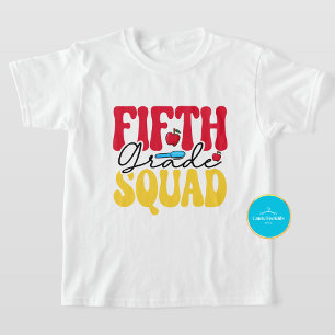 Retour à l'école Tee T-shirt d'escouade de cinqu
