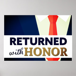 Retour avec honneur Accueil Accueil Poster mission