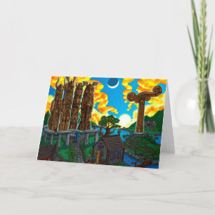 Retour des dieux - carte de voeux