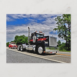 Retour En Superliner Noir Carte Postale