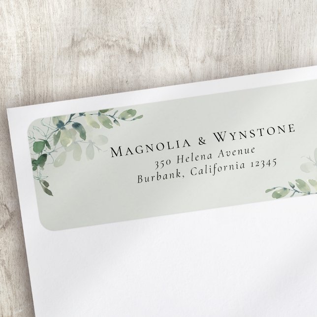 Retour Mariage de l'Eucalyptus vert Sage (Créateur téléchargé)