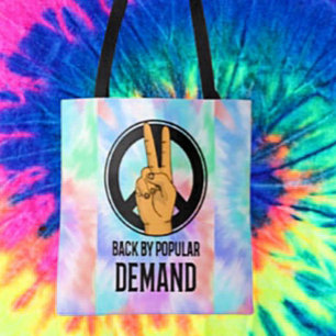 Retour sur demande Sac fourre-tout Tie-Dye signe