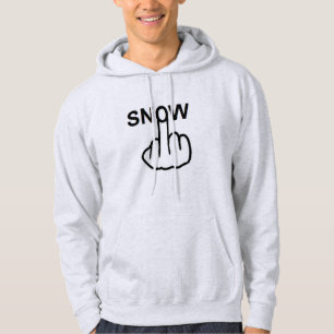 Retournement sweat - shirt à capuche de neige