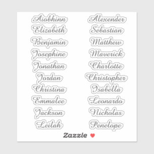 Retourner à l'école Stickers de noms multiples per