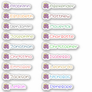 Retourner à l'école Stickers de noms multiples per