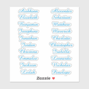 Retourner à l'école Stickers de noms multiples per