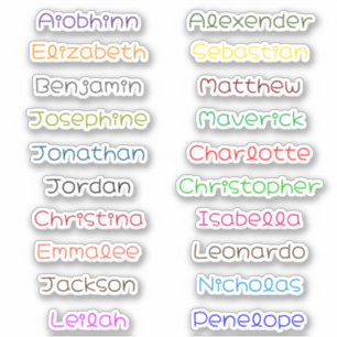 Retourner à l'école Stickers de noms multiples per