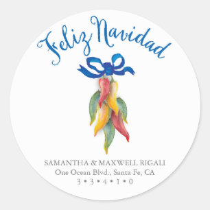 Retourner Adresse Enveloppe Sticker Sticker Piment