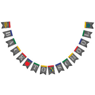 Retourner aux drapeaux du Bunting scolaire