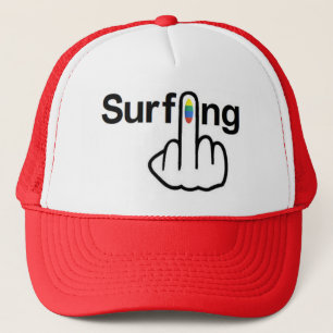 Retourner casquette surf