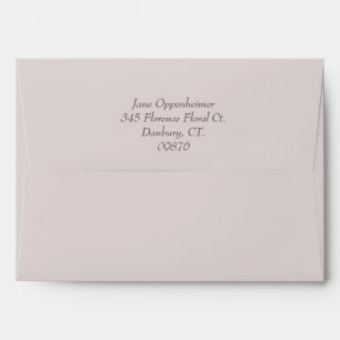 Retourner Enveloppe florale couleur lavande
