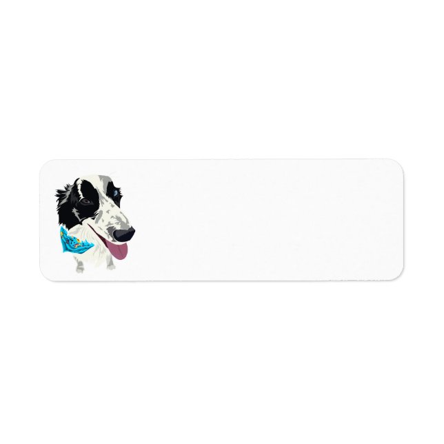 Retourner les étiquettes d'adresse avec la bordure (Devant)