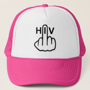 Retourner sur le VIH casquette