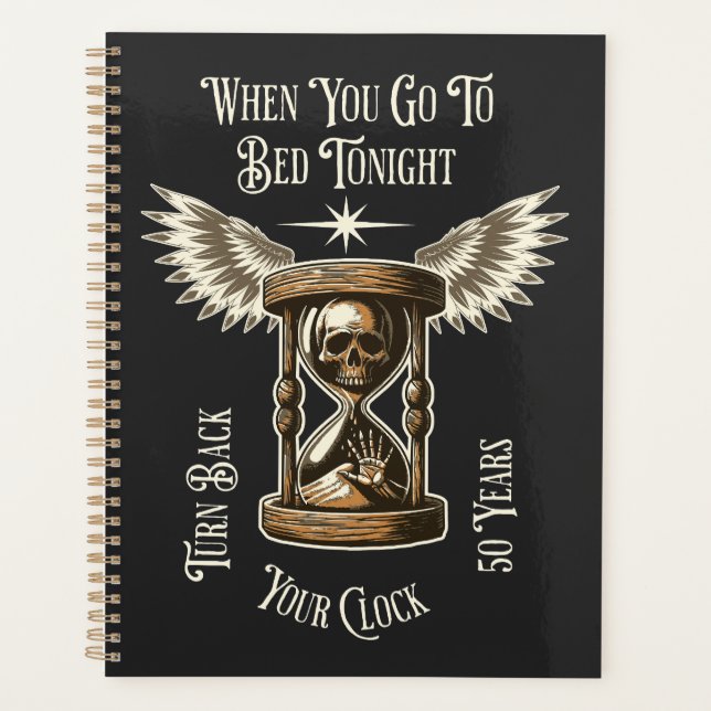 Retournez votre horloge 50 ans (Devant)