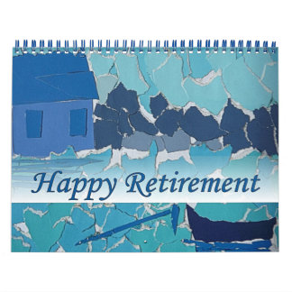 Retraite 2016 Calendrier Art Blue BoatDeux pages
