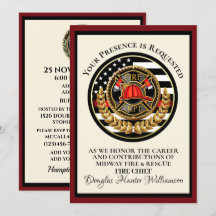 Retraite des pompiers / Invitation de reconnaissan