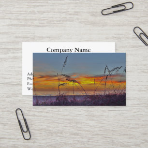 Retraite du coucher du soleil 11 Cartes de visite 