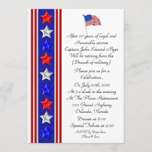 Retraite militaire Invitation