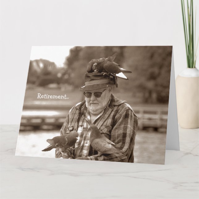 Retraite par carte géante Ce n'est pas aussi effra (Devant)