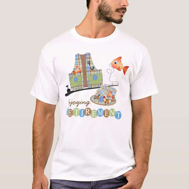Retraite - T-shirt de base pour hommes (Devant)