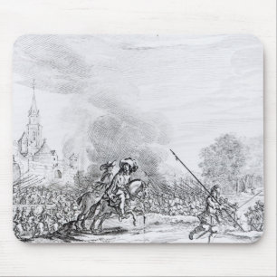 Retreat from the Battle of Worcester Mouse Pad