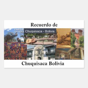 Retreat sticker from Chuisaca Bolivia
