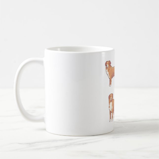 Retriever dog Magic Coffee Mug (Left)