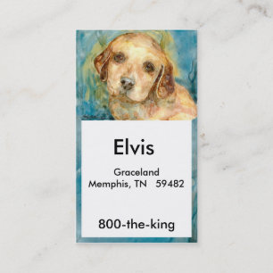 Retriever Puppy Biz Card