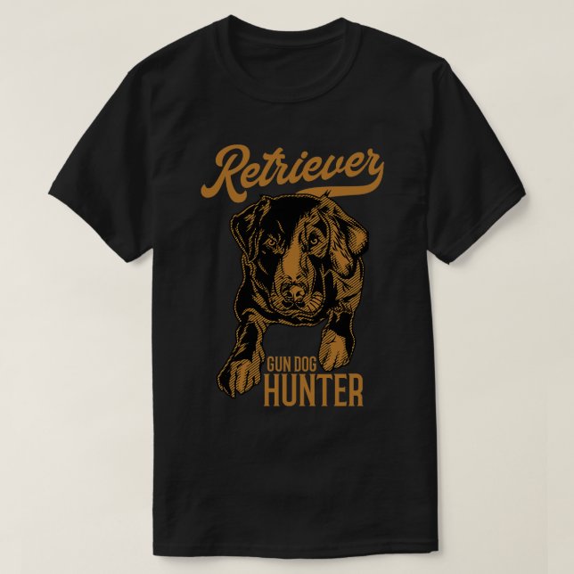 RETRIVER GUN DOG T-Shirt (Design Front)