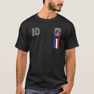 Retro10 American Football USA Soccer USA Fan's T-Shirt