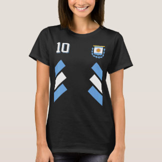 Retro10 Argentina Football Argentinian Soccer Arge T-Shirt