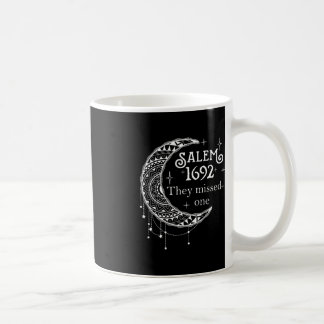 Retro 1692 They Missed One Witch Salem 1692 Hallow Coffee Mug