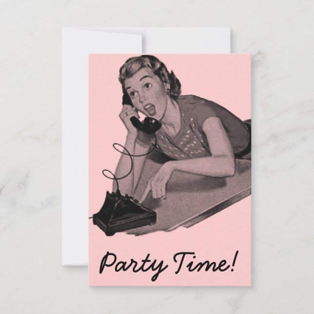 Retro 16th Birthday Party Invitation (Front)