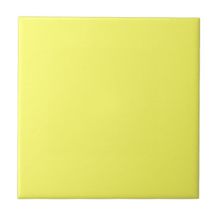 Retro 1940's era Citrus Yellow vintage Square Tile