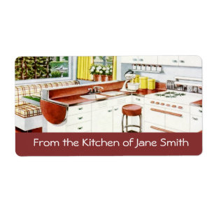 Retro 1940s Kitchen Labels