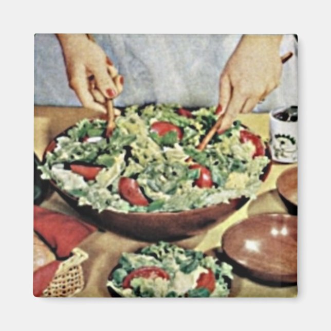 Retro 1950 Magnet alimentaire 1 (Devant)