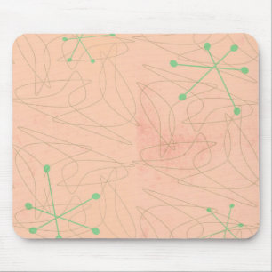 Retro 1950s Atomic Age Mousepad